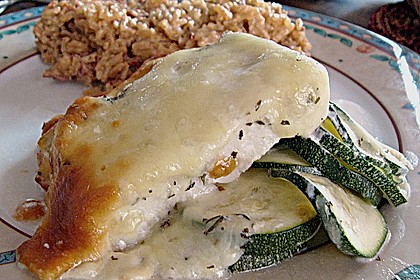 Seelachsfilet auf Zucchinibett 6