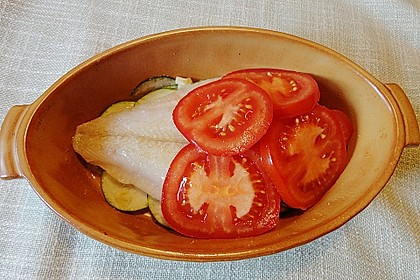 Seelachsfilet auf Zucchinibett 14