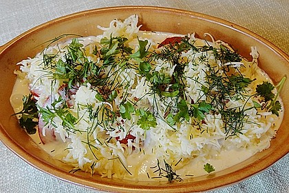 Seelachsfilet auf Zucchinibett 15