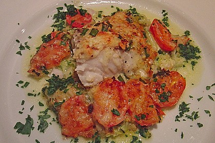 Seelachsfilet auf Zucchinibett 17