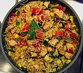 Gem&uuml;se - H&auml;hnchen - Risotto (Bild)