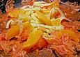 Lachscarpaccio mt Orangen - Fenchelsalat