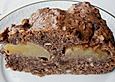 Schoko - Apfelkuchen mit Amaretto und Haferflocken