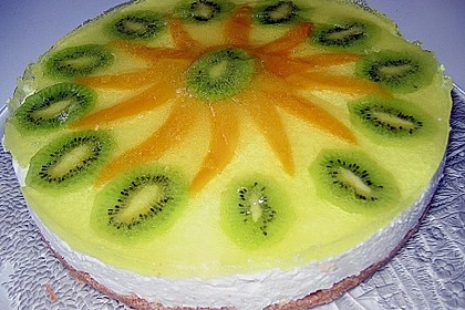 Zitronen - Frischk&auml;se - Torte