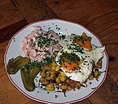 Fischerfr&uuml;hst&uuml;ck mit Spiegeleiern (Bild)