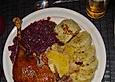 Festliche Martins- oder Weihnachtsgans