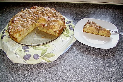 Apfelkuchen mit Honig - Zimt - Guss 12
