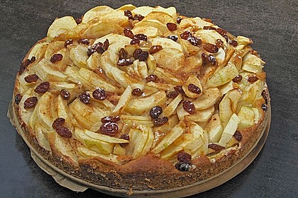 Apfelkuchen mit Honig - Zimt - Guss 13