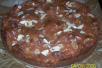 Apfelkuchen mit Honig - Zimt - Guss 2