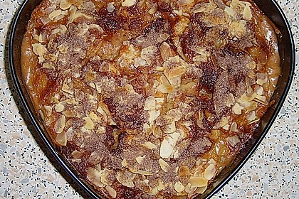 Apfelkuchen mit Honig - Zimt - Guss 5