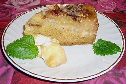Apfelkuchen mit Honig - Zimt - Guss 6