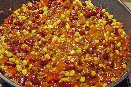 Chili con Carne auf  Tex - Mex - Art