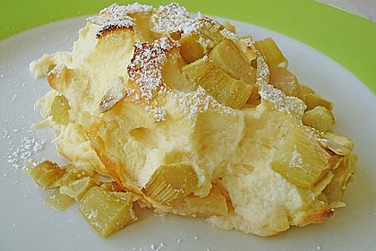 Rhabarber - Quark - Soufflé