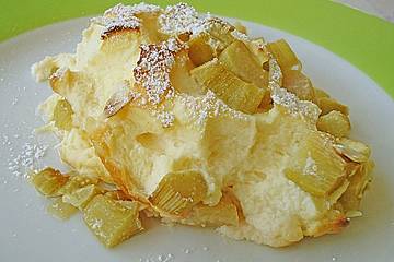 Rhabarber - Quark - Soufflé