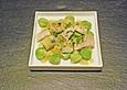 Orangen - Avocado - Salat mit Forellenfilet