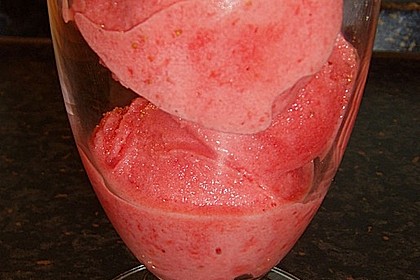 Erdbeer - Limetten - Sorbet 2