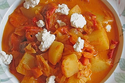 Kartoffelgulasch pikant 3