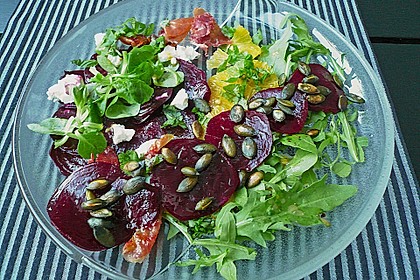Rote Bete-Salat mit Ziegenkäse 1