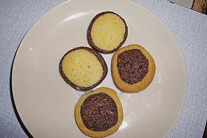 Sandiges Schwarz - Weiß Gebäck 31