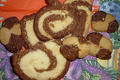 Sandiges Schwarz - Weiß Gebäck 35