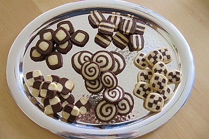 Sandiges Schwarz - Weiß Gebäck 3