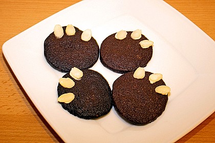 Sandiges Schwarz - Weiß Gebäck 22