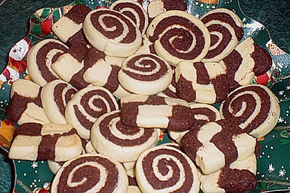 Sandiges Schwarz - Weiß Gebäck 24
