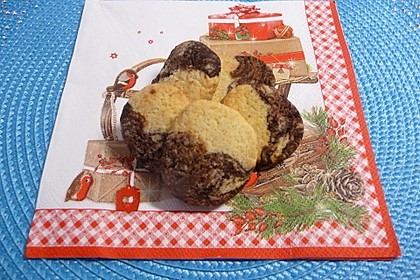 Sandiges Schwarz - Weiß Gebäck 25