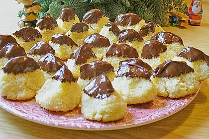Kokos - Mandel - Marzipan - Berge mit Schokogipfel 2