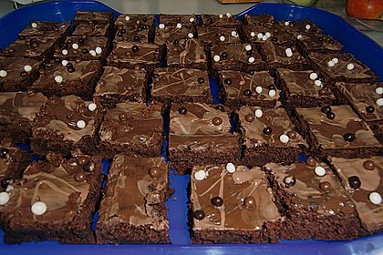 American Double Choc Brownies 57