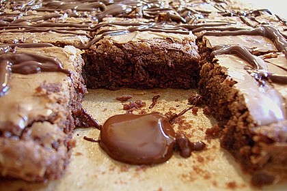 American Double Choc Brownies 7