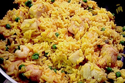 H&auml;hnchen Paella 1