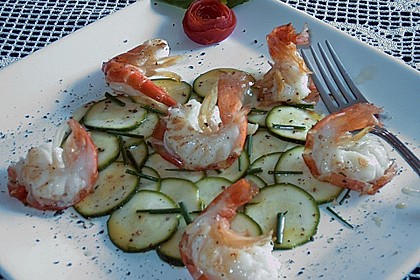Gambas in Knoblauch 1