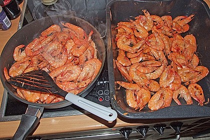 Gambas in Knoblauch 5