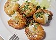 Gambas in Knoblauch