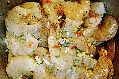 Gambas in Knoblauch 3