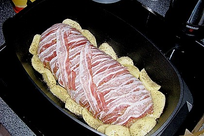Mediterraner Hackbraten mit Oregano - Kartoffeln 13