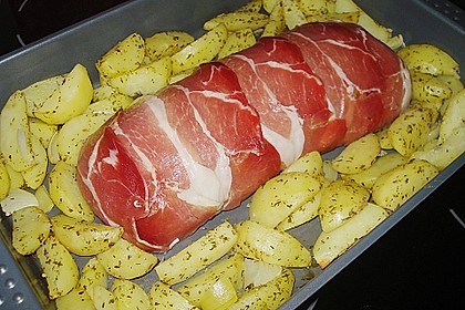 Mediterraner Hackbraten mit Oregano - Kartoffeln 21