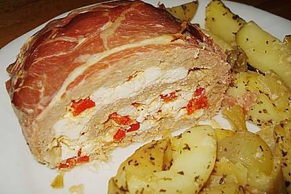 Mediterraner Hackbraten mit Oregano - Kartoffeln 22