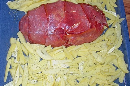 Mediterraner Hackbraten mit Oregano - Kartoffeln 23