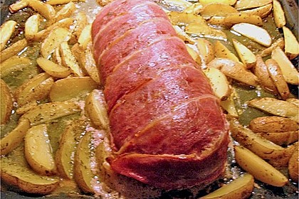Mediterraner Hackbraten mit Oregano - Kartoffeln 1
