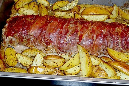 Mediterraner Hackbraten mit Oregano - Kartoffeln 34