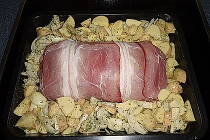 Mediterraner Hackbraten mit Oregano - Kartoffeln 38