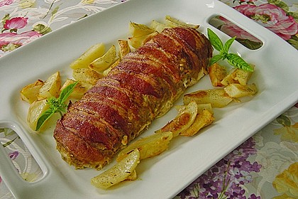 Mediterraner Hackbraten mit Oregano - Kartoffeln 42