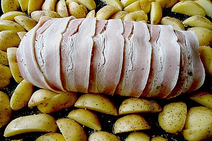 Mediterraner Hackbraten mit Oregano - Kartoffeln 44
