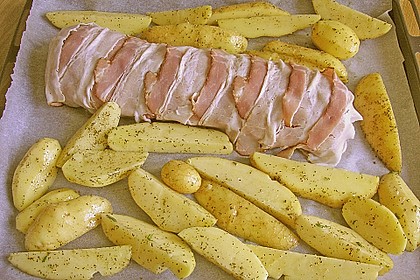 Mediterraner Hackbraten mit Oregano - Kartoffeln 48