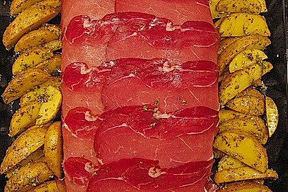 Mediterraner Hackbraten mit Oregano - Kartoffeln 53