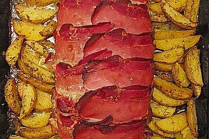 Mediterraner Hackbraten mit Oregano - Kartoffeln 54