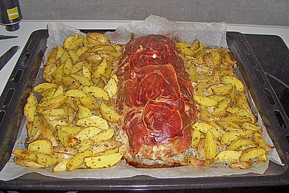 Mediterraner Hackbraten mit Oregano - Kartoffeln 59