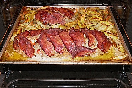 Mediterraner Hackbraten mit Oregano - Kartoffeln 64